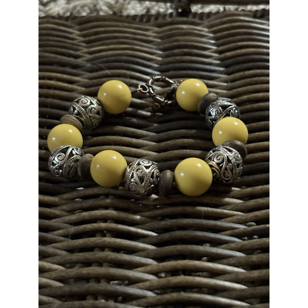 Vintage Bracelet Yellow Heads Baubles